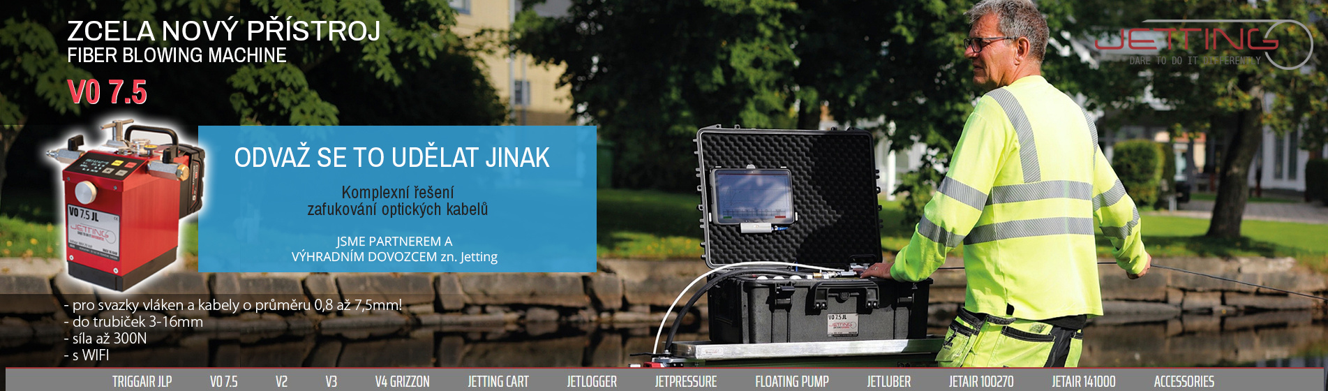 Zafukovačka Jetting V0 7.5
