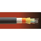Opt. kabel CDAD, 2 x 50/125 OM2, LSZH jacket, IEC 60331-25
