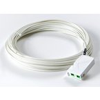 FTTH zásuvka s 1x SC/APC, instalace na DIN lištu, G.657, 15m kabel FTTH zásuvka s 1x SC/APC, instalace na DIN lištu, G.657, 15m kabel