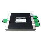 XGS-PON WDM filtr 1490/1550/1577 nm, SC/APC adaptéry, kovový box