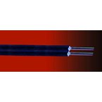 Opt. plastový kabel POF 1mm, ZIPCORD duplex, plášť černý  2.2mm
