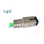 Redukce z SC/PC na SC/APC konektor, SC/U(f) - SC/A(m) Simplex Hybrid Adapter, S4u, Swiss