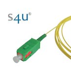 SC/APC Premium Low-loss pigtail, 9/125um G652D/G657A1, Easy strip, S4U (Swiss), 2m